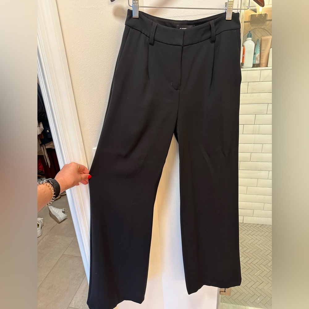 Express Wide Leg High Rise Dress Pants size 2
